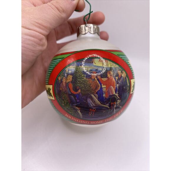 2001 Harley Davidson Christmas Ornament “Bringing Home The Tree” Series 3 LE - Picture 6 of 10